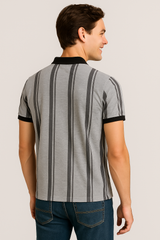 Camiseta Polo Aero Guys SS Novelty Polo Lightest Heather Grey 4925