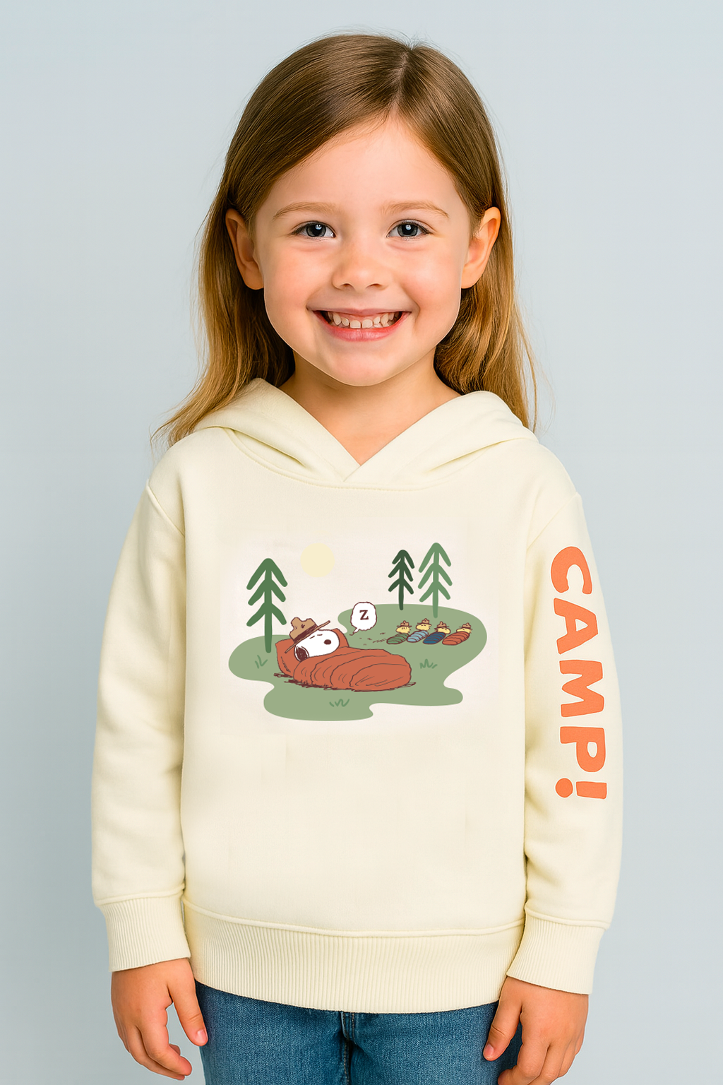 Buzo de niña Aero G Pull Over Fleece Tofu PEANUTS206