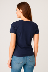Camiseta Para Mujer Aero Graphic Level 1 Cadet Navy 7065