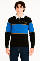 Buzo Polo Para Hombre Aero Guys Polo Other Dark Black PEANUTS0141