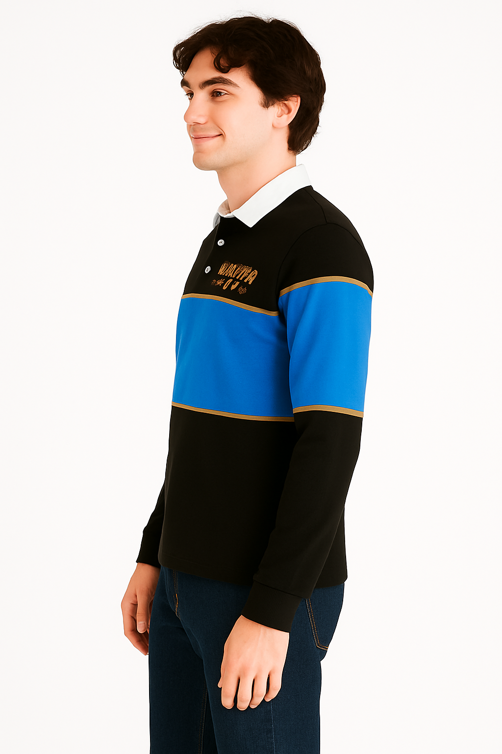 Buzo Polo Para Hombre Aero Guys Polo Other Dark Black PEANUTS0141