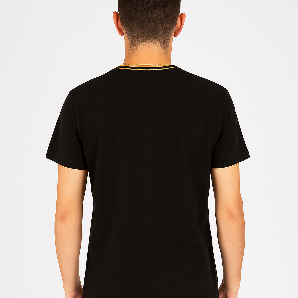 Camiseta para Hombre Aero Guys SS Novelty Polo Dark Black PEANUTS0140