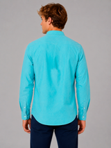 Camisa Para Hombre Aero Guys LS Woven Shirts Celestial Blue 1224