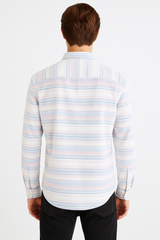 Camisa Para Hombre Aero Guys LS Woven Shirts Egret 1034