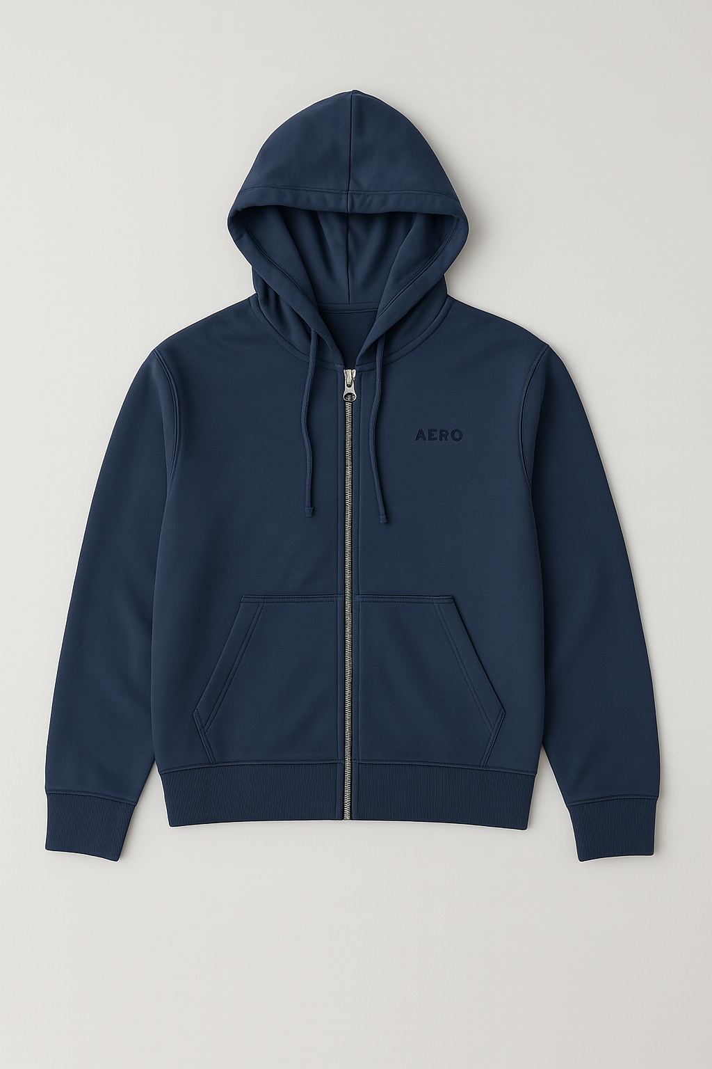 Buzo Para Hombre Aero Guys Full Zip Hoodies Cadet Navy 5018