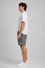 Bermuda Para Hombre Aero BC Shorts Charcoal Heather Grey 2176