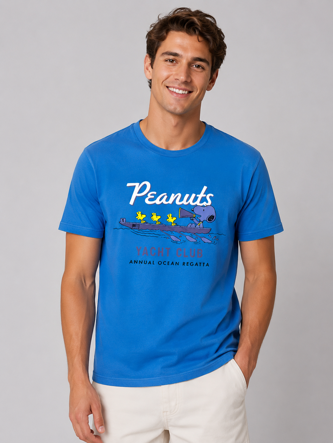 Camiseta para Hombre Aero Guys Fashion Graphics French Blue 32441