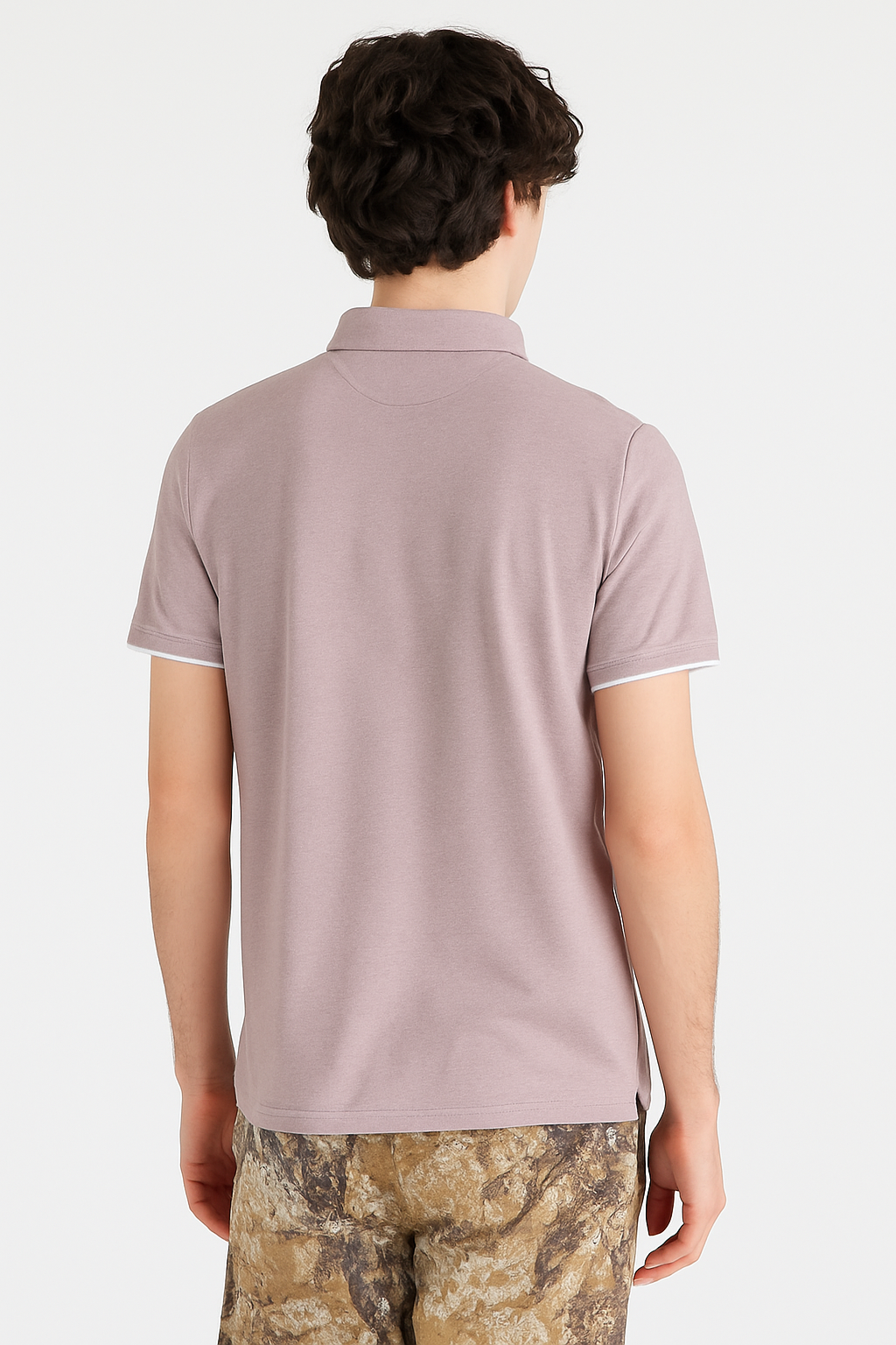 Camiseta Polo Para Hombre Aero Guys SS Novelty Polo Dawn Pink 9452