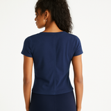 Camiseta Para Mujer Aero Girls Solid SS Cadet Navy 6505