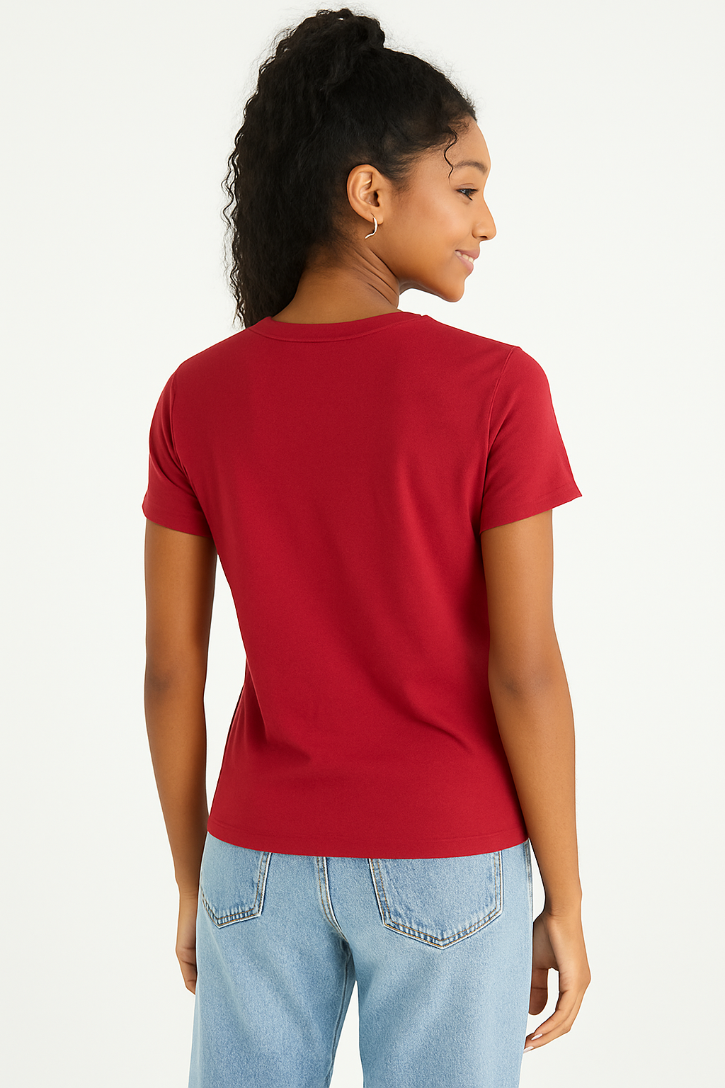 Camiseta Para Mujer Aero Graphic Level 1 Earth Red 7010