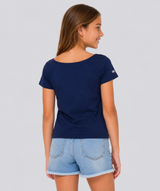 Top Aero Kids G SS Fashion Estate Blue PEANUTS095