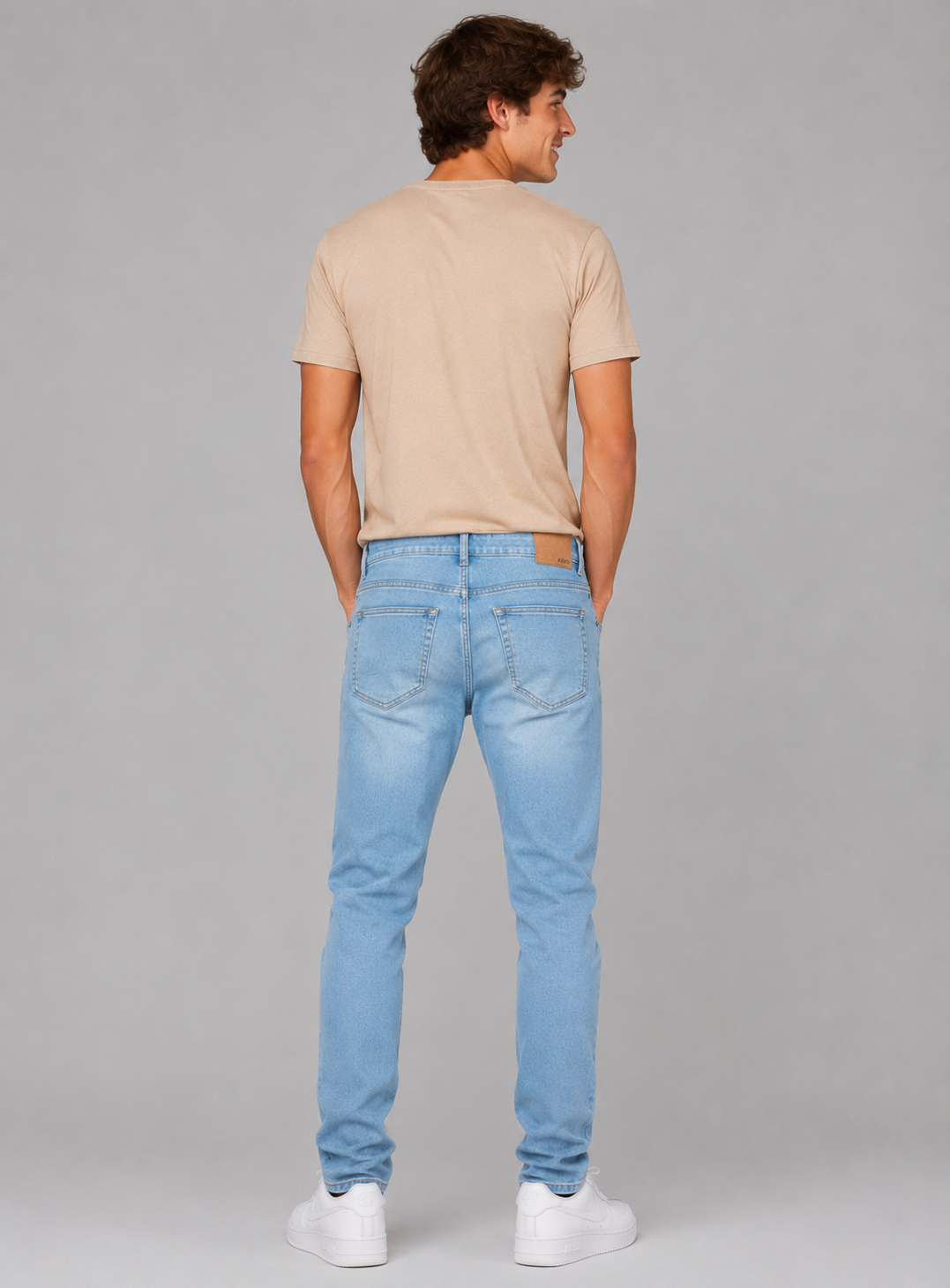 Jean Para Hombre Aero Guys Slim Straight Light Wash 9324