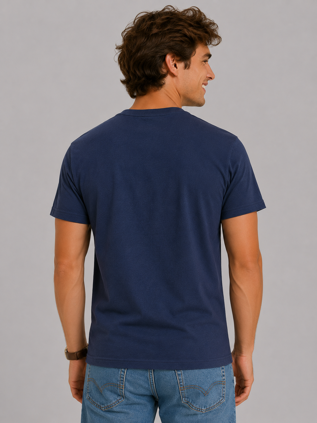 Camiseta Para Hombre Aero Level 1 Graphic Tees Cadet Navy 7465