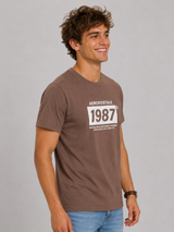 Camiseta Para Hombre Aero Level 1 Graphic Tees Hot Chocolate 6241