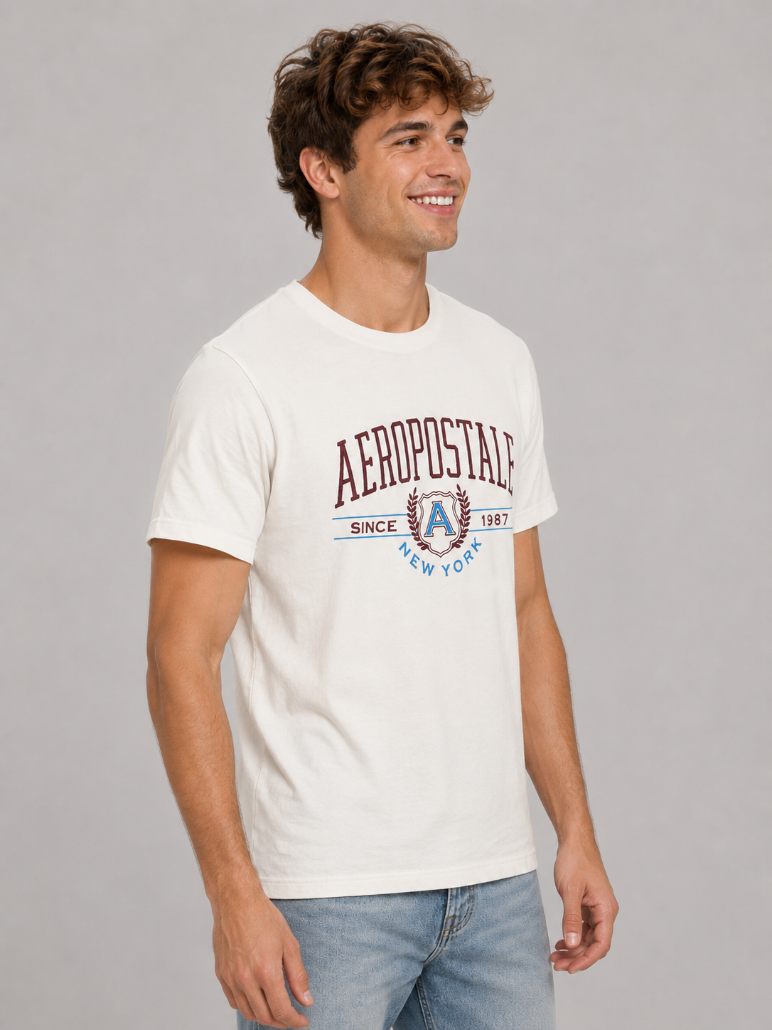 Camiseta Para Hombre Aero Level 2 Graphic Tees Birch 6178