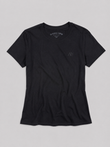 Camiseta Para Mujer Aero Girls Solid SS Dark Black 4204