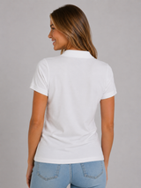 Camiseta Polo Para Mujer Aero Solid Polo Birch 4164
