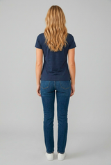 Camiseta para Mujer Aero Graphic Level 2 Cadet Navy 7149