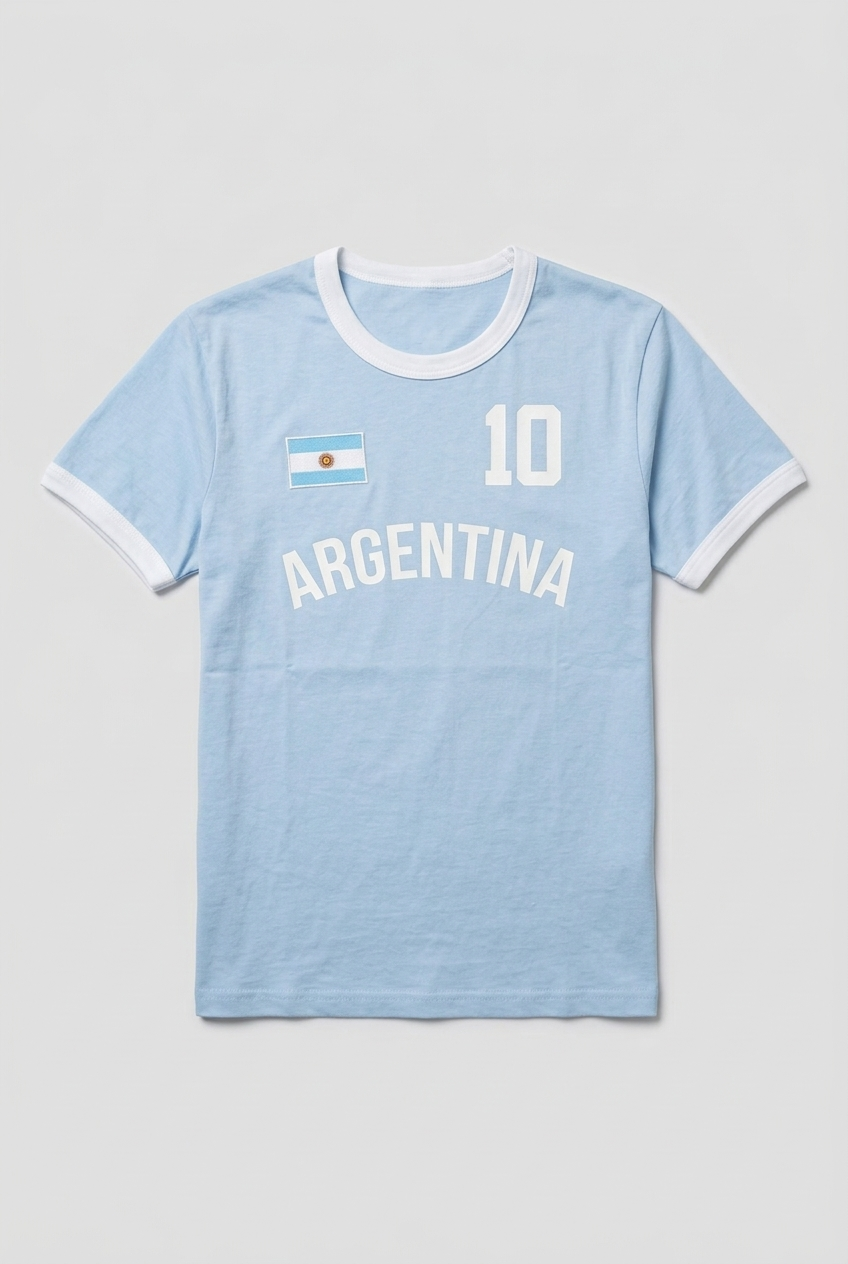Camiseta Para Hombre Aero Guys Fashion Graphics Argentina Al Kentucky Blue MUNDI3480