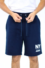 Bermuda Para Hombre Aero Guys Fleece Shorts Cadet Navy 9010