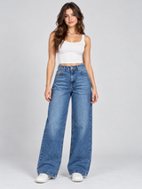Jean Para Mujer Aero Girls Denin Fashion Medium Wash 3822