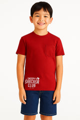 Camiseta de manga corta Kids Boys Aero B LS Level 2 Graphic Tango Red PEANUTS5075