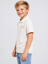 Camiseta Polo Manga Corta Aero Kids B Solid Polo Egret 1107