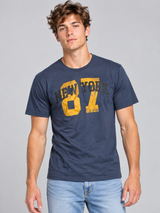 Camiseta Para Hombre Aero Level 2 Graphic Tees Cadet Navy 6210