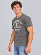 Camiseta Para Hombre Aero Level 2 Graphic Tees Smoked Pearl 6295