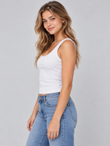 Top Para Mujer Aero Fashion Bare Solid Bleach 1301
