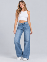 Jean Para Mujer Aero Girls Medium Wash 3824
