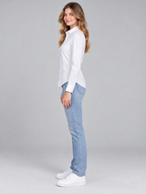 Camisa Para Mujer Aero L/s Fashion Bleach 3038