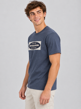 Camiseta Para Hombre Aero Level 1 Graphic Tees Cadet Navy 6251