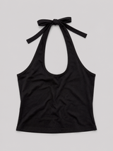 Top Para Mujer Aero Fashion Bare Solid Dark Black 1414