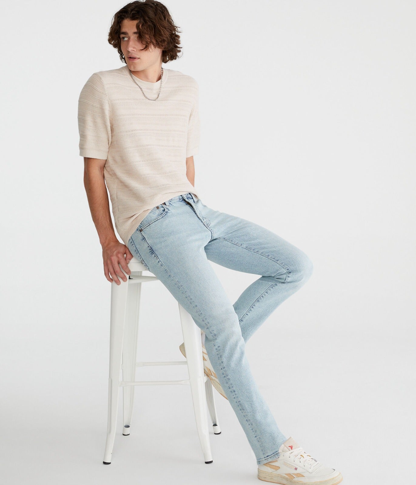 Jean Hombre Aero Guys Skinny Light Wash 9321