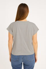 Camiseta Para Mujer Aero Girls Solid Egret 6505