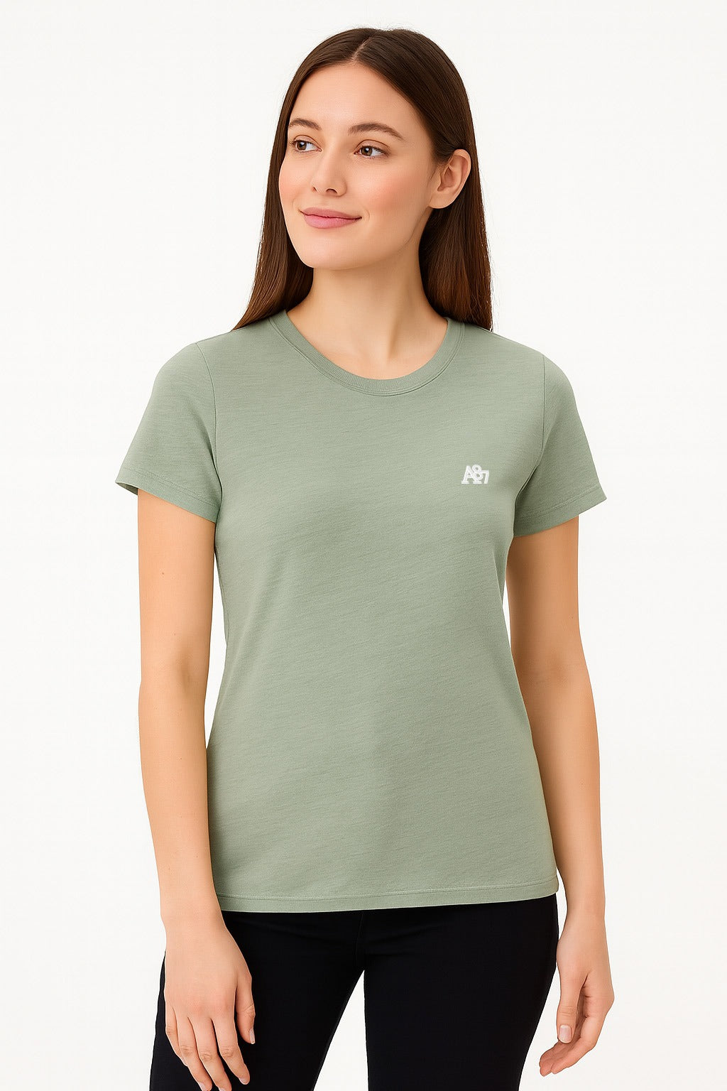 Camiseta Para Mujer Aero Girls Solid SS Surf Spray 4204
