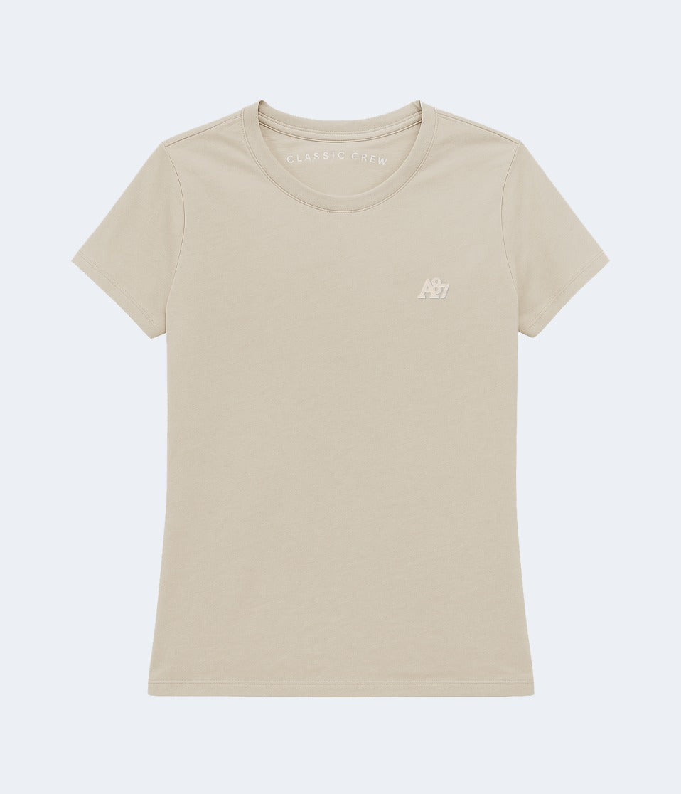 Camiseta Para Mujer Aero Girls Solid SS Egret 4204
