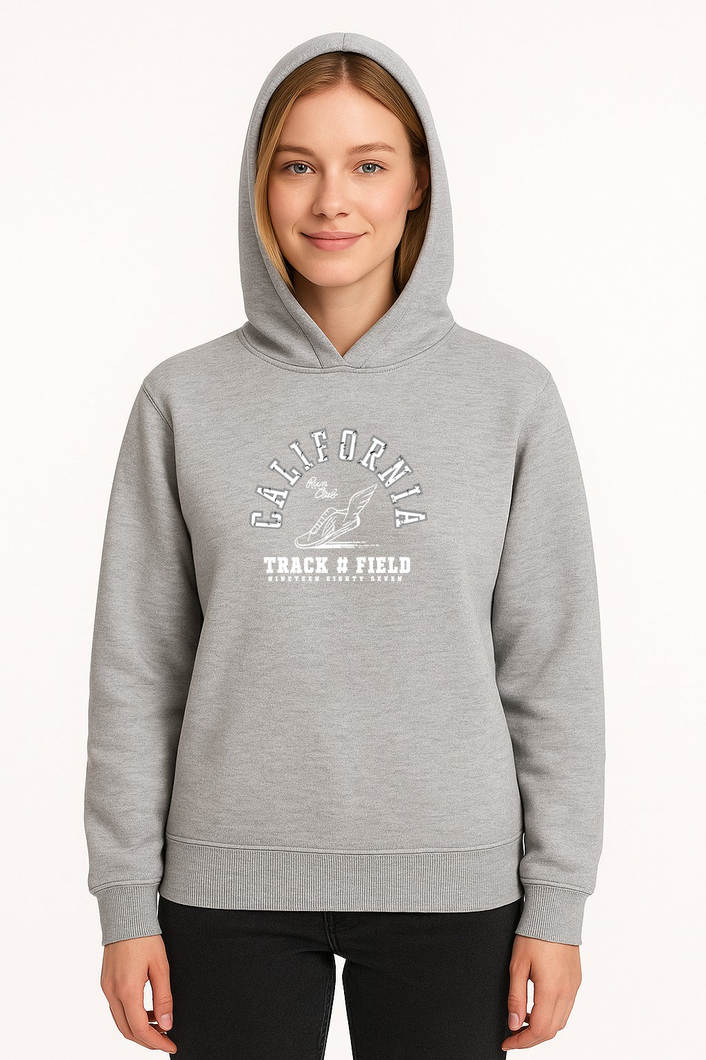 Buzo Para Mujer Aero Girls Fleece Pop Over Light Heather Grey 3764