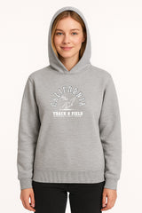 Buzo Para Mujer Aero Girls Fleece Pop Over Light Heather Grey 3764
