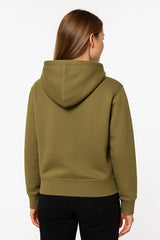 Buzo Para Mujer Aero Girls Fleece Pop Over Coorver Green 3764