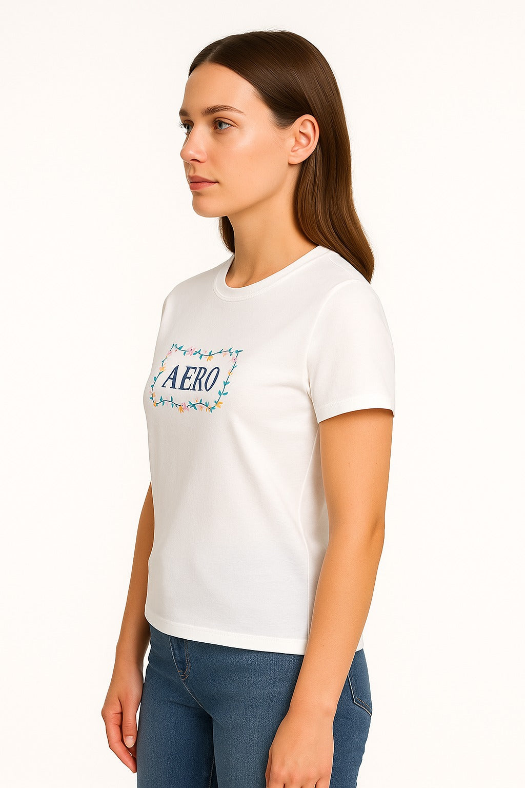 Camiseta Para Mujer Aero Graphic Level 1 Birch 6937
