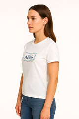 Camiseta Para Mujer Aero Graphic Level 1 Birch 6937