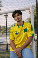 Camiseta Unisex Aero Guys Graphic Novelty  Brasil TX Yellow MUNDI3491