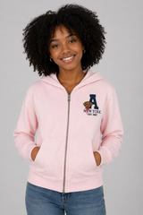 Buzo Para Mujer Aero Girls Fleece Zip Front Pink 1153