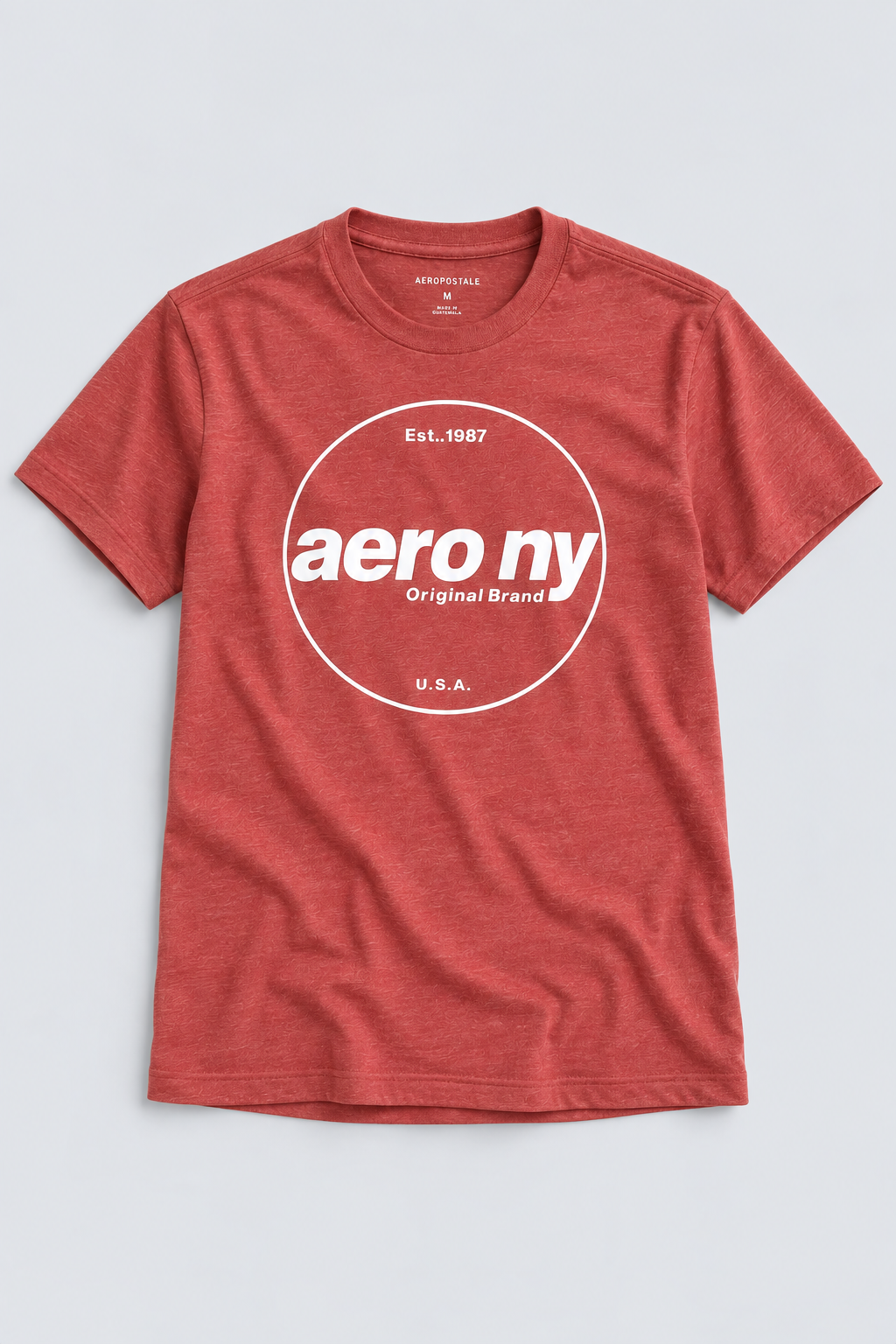 Camiseta Para Hombre Aero Level 2 Graphic Tees Earth Red 6128