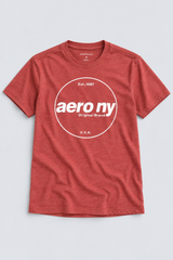 Camiseta Para Hombre Aero Level 2 Graphic Tees Earth Red 6128