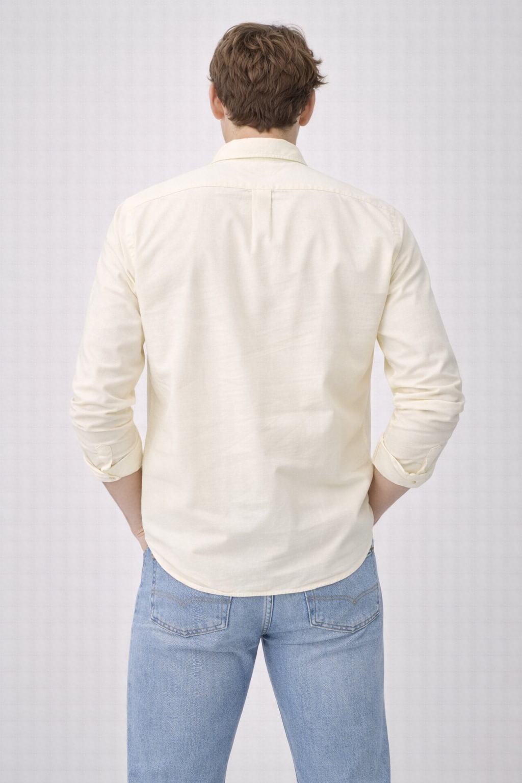 Camisa Para Hombre Aero Guys LS Woven SHirts Tofu 1546