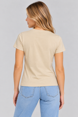 Camiseta Para Mujer Aero Girls Solid SS Egret 4204