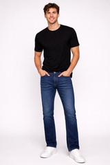 Jean Para Hombre Aero Guys Straight Led Dark Wash 3391